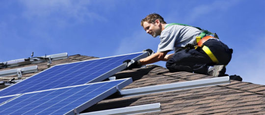 ses panneaux solaires